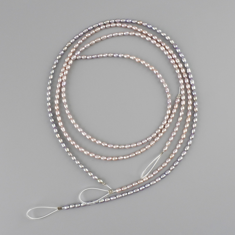 Freshwater pearl beads natural 4-4.5mm +-, length 38cm+