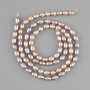 Natural freshwater pearls on a thread 34 cm