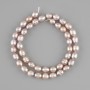 Natural freshwater pearls beads 7–8 mm, 5×5, 5–6, 5 mm ±, length 34 cm ±