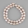 Natural freshwater pearls beads 8-11×6, 5-7mm+-, length 37cm+-