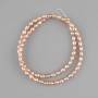 Freshwater Pearl Beads on Thread 36 cm natural 4,5-7×3,5-4 mm, length 36cm