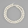 Freshwater pearls on a thread natural 35cm