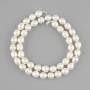 Freshwater pearl beads natural 7.5–8.5 mm, 6–6.5 mm? 7.5–8.5×6–6.5 mm length 35 cm+