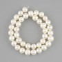 Freshwater pearls on a thread 8-10×8-9.5 mm, 5 mm+-, length 35 cm+-