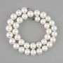 Freshwater Pearl Beads 10–11.5 mm, on a thread, 40 cm length