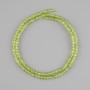 Chrysoprase Beads, faceted cube shape, 3x3mm, length 39cm
