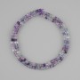 Fluorite Beads, Faceted Cube, 3x3mm, length 38cm