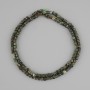 Seraphinite Beads Faceted Cube 3x3mm, length 39cm