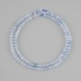 Aquamarine Faceted Rondelle Beads, 3.5×3 mm, length 38 cm