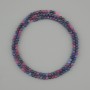 Sapphire and Ruby Beads Granulated Ball 3mm Ø, 38cm long