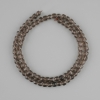 Smoky topaz Beads, faceted cube shape, diameter 4.5–5 mm, length 38 cm