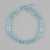 Faceted Topaz Beads Cube-shaped, 2×2.5 mm, thread length 39 cm