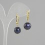 Earrings, River Pearls, diameter 12mm+-, length 30mm+-