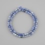 Kyanite Beads Natural Stone Faceted Cubes 5×5mm, Length 38cm