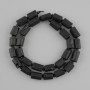 Tourmaline Beads Shark Horn Cut, diameter 10.5-12.7 mm, 5mm+- beads 3mm+-, thread length 39cm+