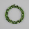 Diopside Beads Natural Stone Faceted Sphere, 5mm diameter, 38cm length