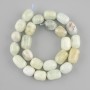 Morganite Beads—Mallet/ Pearls 15-18×12-13mm, 40cm Thread