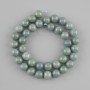 Jadeite Beads Smooth Round 10mm Ø on Thread 38cm
