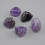 Amethyst tumbled natural stone, diameter 27-31×23-27×15-23mm ± (assorted sizes) (Price per 100 g)