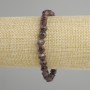 Garnet Bracelet, multi-faceted stones, diameter 6x6, 5mm+-, length 18 cm+- stretch