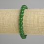 Chrysoprase Bracelet Smooth Beads, 8mm diameter ±, 18cm length ± stretch