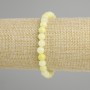 Bracelet Onyx (artificial) smooth bead, diameter 6mm+-, length 18cm+-, stretch
