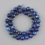 Kianite Beads Natural Stone Smooth Sphere, 10mm diameter, 39cm length on thread