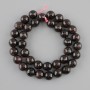 Garnet Beads, faceted round beads, 10mm diameter, 38cm length on thread