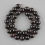 Garnet Beads Smooth Sphere 12mm diameter, 39cm length on a thread