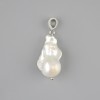Pendant Baroque Pearls 22-27×15-17mm± (assorted sizes), length 40mm+