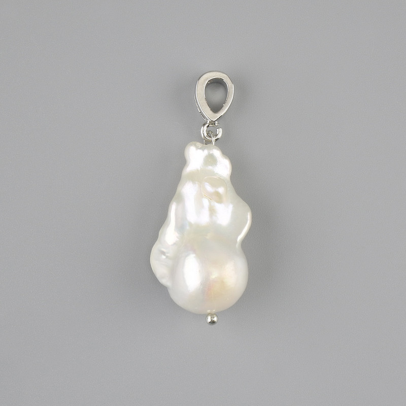 Pendant Baroque Pearls 22-27×15-17mm± (assorted sizes), length 40mm+