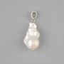 Pendant Baroque Pearls 22-27×15-17mm± (assorted sizes), length 40mm+