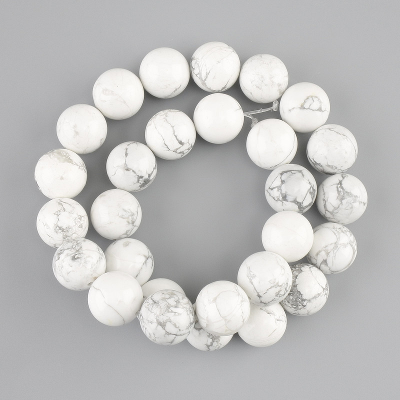 Kaholung Smooth Sphere Beads 14mm on Thread 39cm+-, on Fishing Line