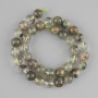 Moss Agate Beads Smooth Round 10mm Diameter, 39cm Length on Thread
