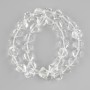 Mountain Crystal Beads, Faceted 12x19-12 mm ±, Thread length 38 cm ±