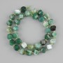 Agate Beads, Faceted Diamond Shapes, 9x9mm ±, 3mm+ Beads, Length 36cm+