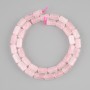 Pink Quartz Cylindrical Beads, 10×6mm, length 38cm