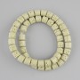 Volcanic Lava Beads Cylinder 8x8mm± on thread, length 38cm+