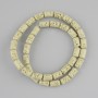 Volcanic Lava Beads Cylinder 10x6mm +/- on thread, 38cm+ length