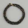 Sunstone Obsidian Beads Grenulated Cube 4mm, 38cm Length