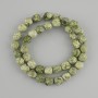 Serpentine Beads - Multi-faceted, 9x8mm, 37cm string