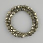 Pyrite Beads Multifaceted, 8x7mm diameter+, 40cm+- on thread