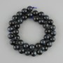 Natural Tiger's Eye Beads Smooth Rounds 10mm diameter, thread length 38cm