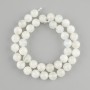Adularia Beads Smooth Ball 10 mm, on a thread 38 cm