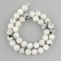 Adularia beads smooth round bead, diameter 10.5mm, length 38cm on thread