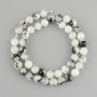 Adularia Beads Smooth Round 8mm, 38cm on a thread