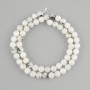 Adularia Beads, smooth round 7mm, length 39cm on a thread