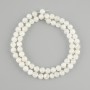 Adularia Beads smooth round 6mm diameter, length 38cm on thread