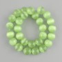 Cat's Eye Beads smooth round bead, diameter 13.5-14mm±, length 37cm± on thread