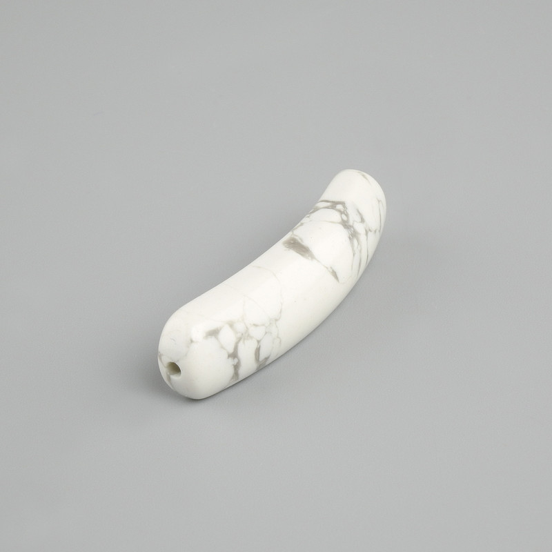 Kaholong curved bead insert with holes 36x10x6mm+